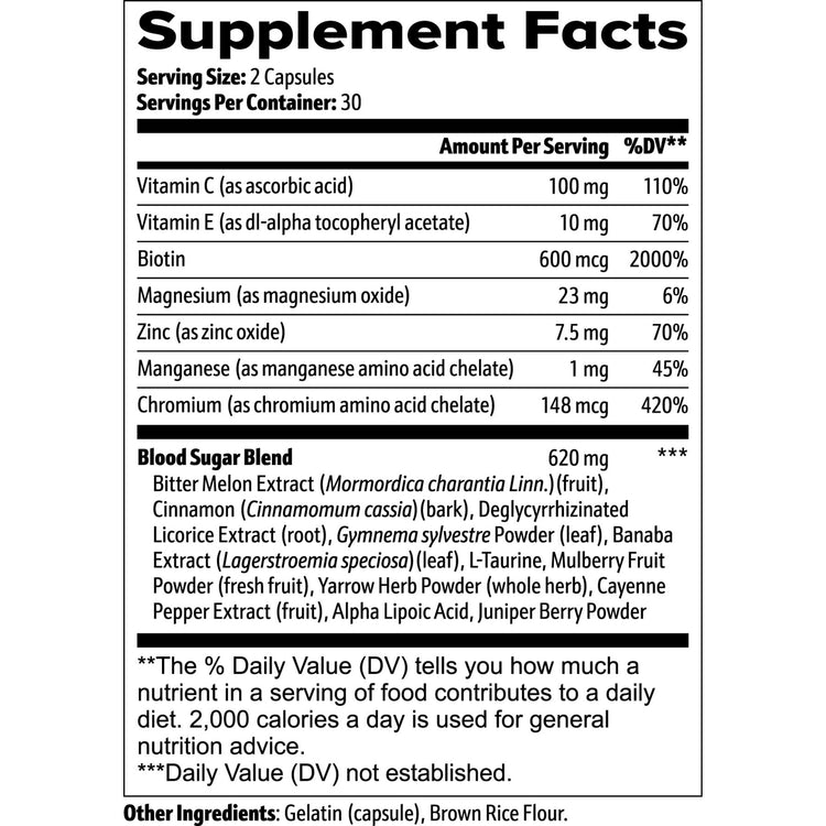 Normal Blood Sugar Support